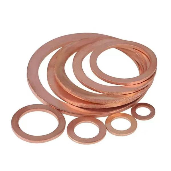 Copper Flat Gasket Spacer Sealed Thin Flat Copper Washer