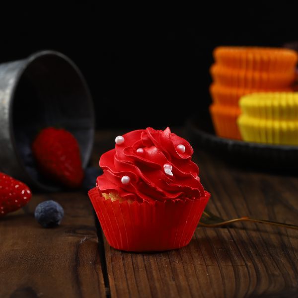 Food Grade Greaseproof Muffin Liners Disposable Non Stick Baking Paper Cups Cupcake Wrappers for Home Bakery Party Dessert