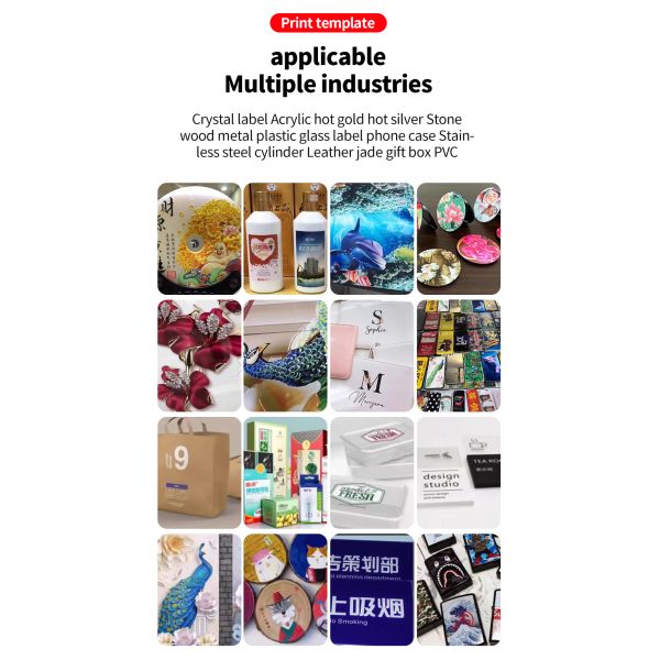 KECAI 6090 UV Flatbed Printer A1 Size Multi-Color UV Printer for Acrylic Glass Wood Phone Case Logo Printing