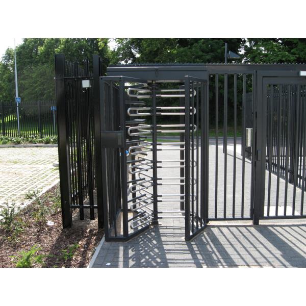 Square Full Height Pedestrian Security Gate Access Control For Airport / School