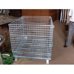 collapsible wire mesh containers