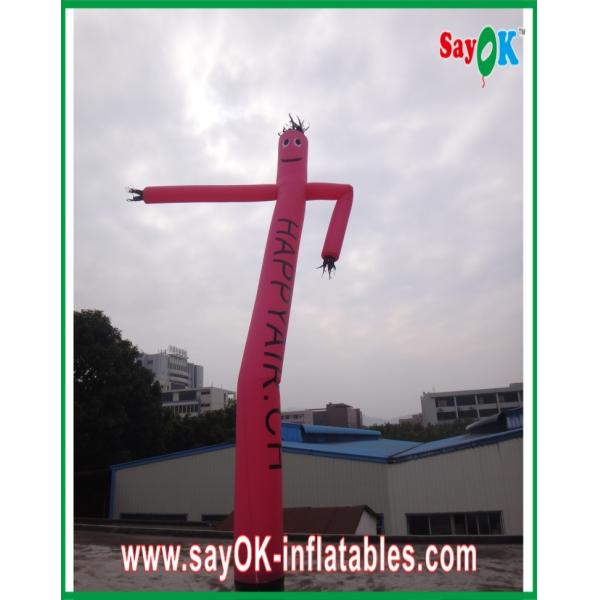 Inflatable Wiggle Man Custom Logo Durable Inflatable Air Dancer Pink Waving Man For Event Opening