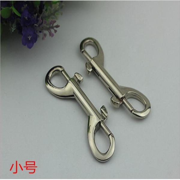 Handbag hardware 85 mm length nickel color swivel snap lobster claw clasp hook with nickel free