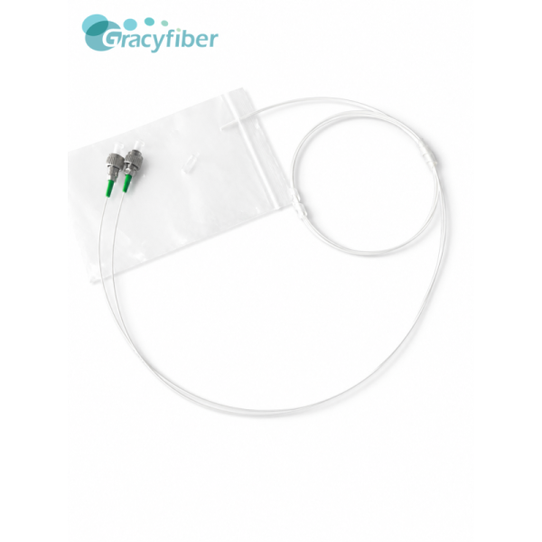 2CH SMFA Fiber Array，2CH Single Mode Fiber Array，2CH MFD Conversion Fiber Array | 250μm Pitch, 0° Angle | Nufern UHNA7 to G657A2 Spliced | FC/APC, Low