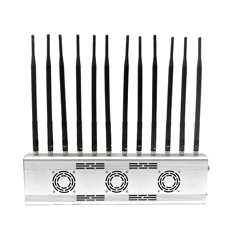 Buy cheap Mobile Cell Phone Signal Jammer 50m Radius 12 Channel Wireless Signal Blocker from wholesalers
