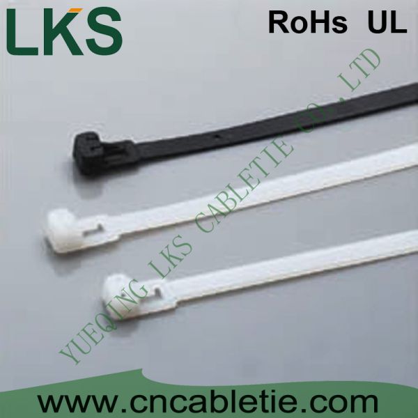 Releasable Nylon Cable Tie , Uv Resistant Cable Ties High Tensile Strength
