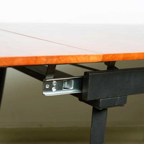 170cm Length Extendable Mahogany Convertible Dining Table 75cm Height