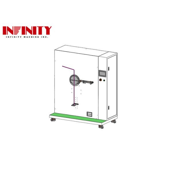 ISO 19642-2 Automotive Cable Bending Test Machine Side View