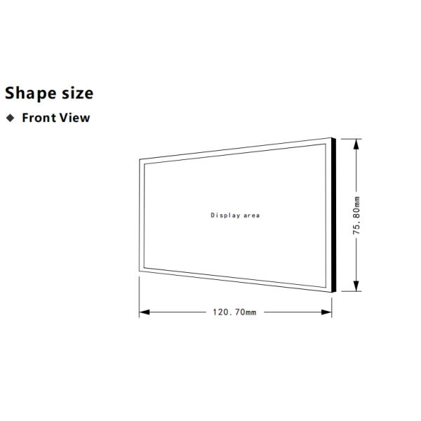 HC101IPA0025-A16 10.1 Inch TFT LCD panel with 40pin LVDS Interface for Temperature Sensitive Equipment 1