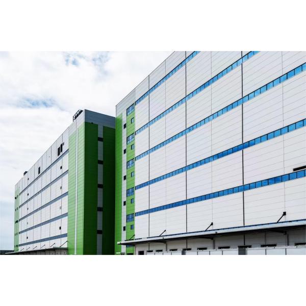 Steel Structure Metal Garage Workshop Galvanized Layer Thickness High Tensile Strength