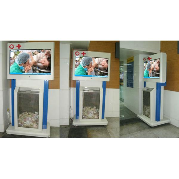 Floor stand Kiosk Digital Signage indoor with touch LCD screen