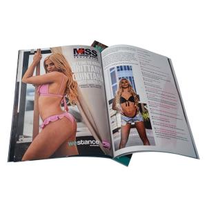 Glossy Varnishing custom Magazine Printing Services 4c 4c inner material