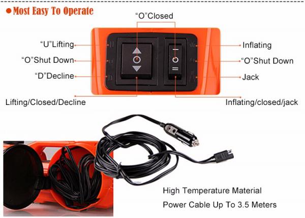 12V Electric Jack With Ari Inflator And Impact Wrench Tool Kit