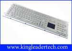 Stainless Steel Industrial Keyboard With Touchpad High Vandal-Proof With USB