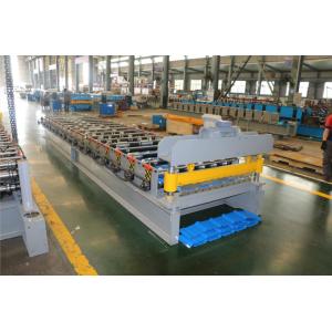 China Galvanized Roofing Tile Roll Forming Machine​ For Metal Roof Making Machine on sale