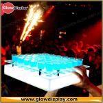 Customized LED Acrylic Tray For Shot Glasses for Brand Advertisement