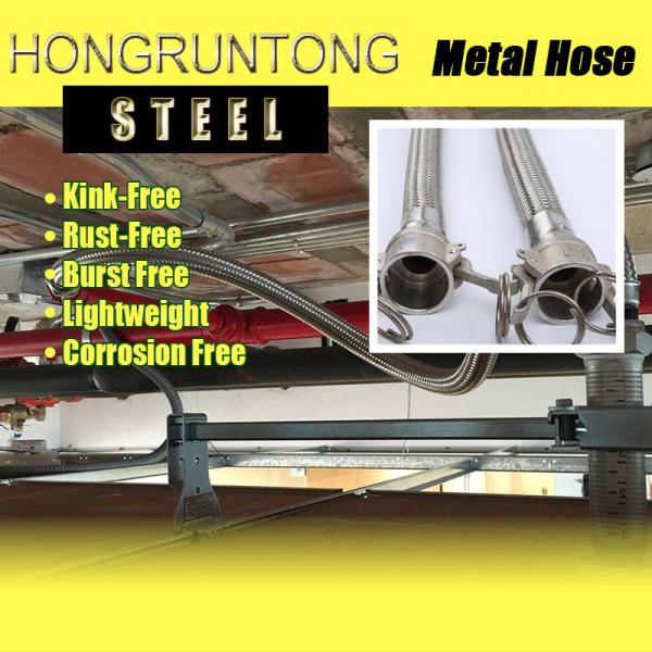 High Temp Metal Hose Anti Oxidation Extended Durability Lightweight Sturdy Design