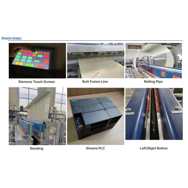 Efficient Plastic Sheet Welding And Bending Machine For Plastic Storage Tanks