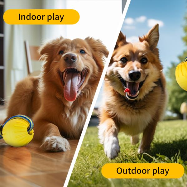 7cm 9cm Foam Dog Balls EVA Floating Pet Chew Toys Yellow Purple Customized