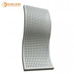 Irregular Perforated Decorating Metal Aluminum Ceiling Elegant Exterior Curved