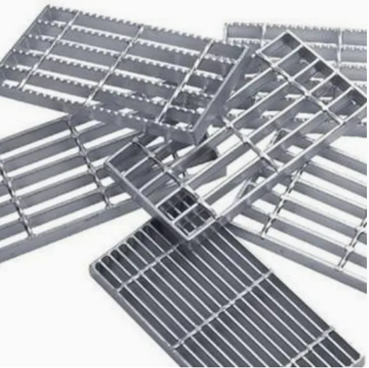 Hot Dip Galvanized Steel Grating Platform with Cold Dip Galvanized and PVC Coated Non-Slip Surface