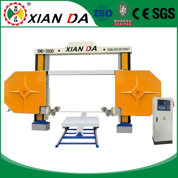 CNC-3000 Diamond Wire Saw Stone Profiling Cutting Machine in operation