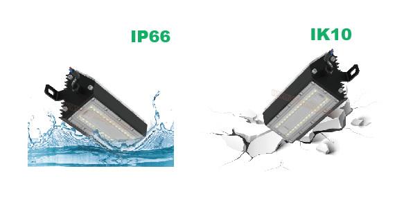 Asymmetric G5 IP66 50w 150lm/w Led Bulkhead Lights 100-270v