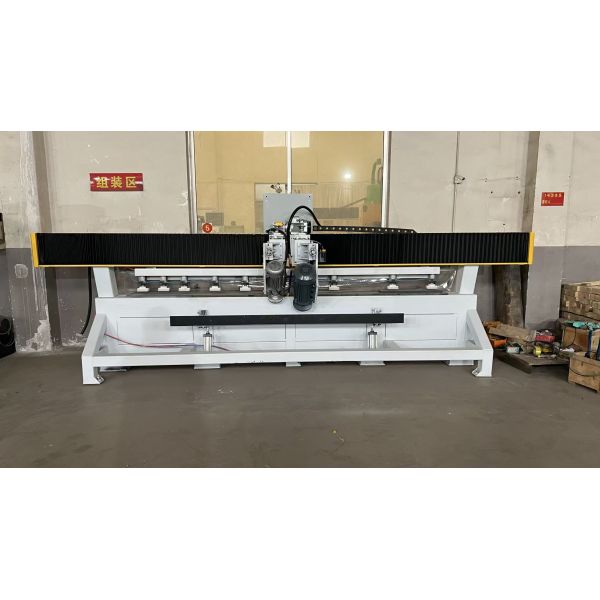 ZEUS 45 Degree Chamfering Machine One Cutting One Edging PLC Control Gearbox Stone Grinding Polishing Engine Motor Pump Bearing