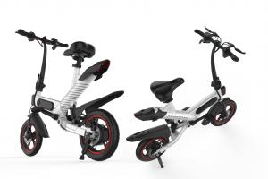 Buy cheap Intelligent Folding Electric Bicycle Max Speed 25KM / H Environment - Friendly product
