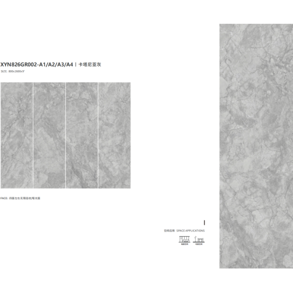 Floor/Wall Ceramic Kitchen Floor Tile Durable Porcelain for Kitchen Applications