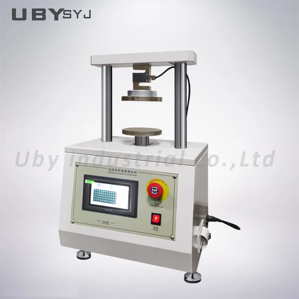 UP-6000 Ring Crush Tester with High-grade Ball Screws, Digital Display, and Computer Control for Precision Compression Testing