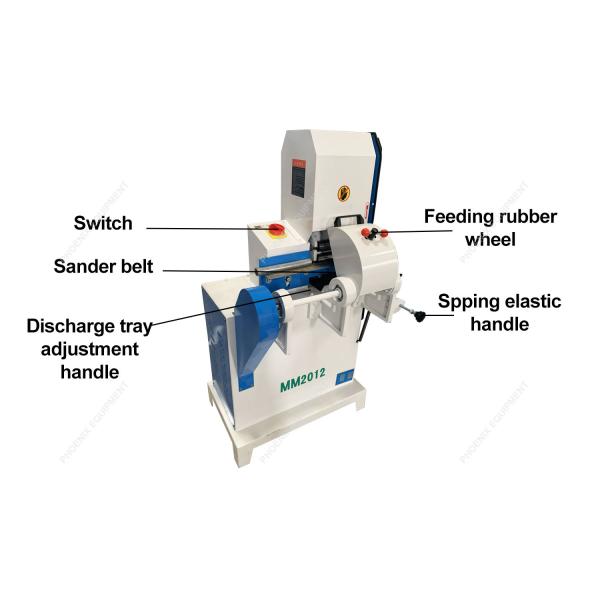 Round Bar Sanding Machine for Shovel Handle Rod in Advanced Woodworking Machinery