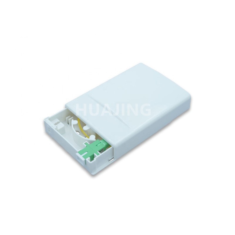 Residential Optical Fiber FTTH Box With 1 SC / Duplex LC Adapter Interface