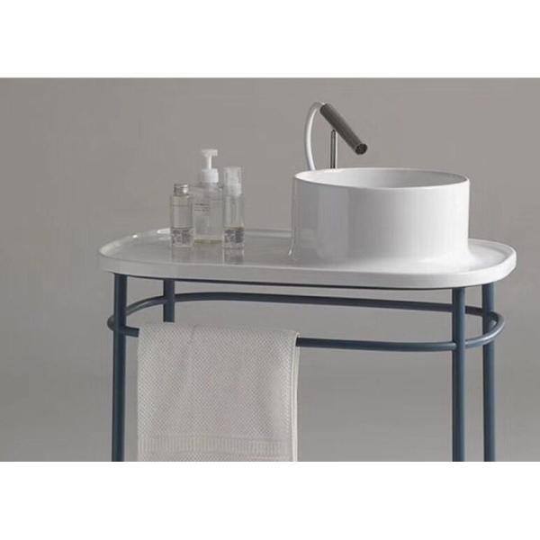 Modern Shape Marble Natural Stone Sink Customized Size Easy Cleaning