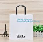 custom christmas carrier kraft paper gift shopping bag,brand dark blue 3D patch