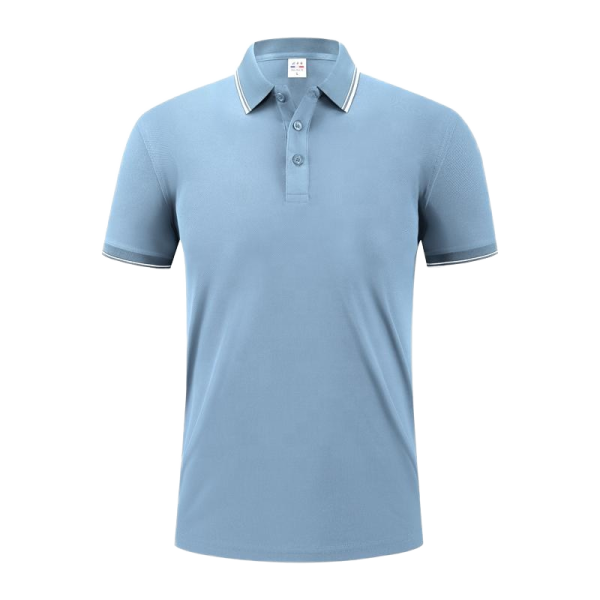 Men's High Quality Quick Dry Golf T-Shirt Custom Brand Solid Color Plain for Polo Loose Fit Knitted Plus Size Factory Supply