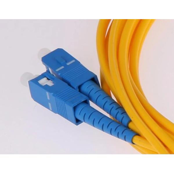 Pink Mode Conditioning Fiber Optic Patch Cables , PC Fiber Optic Patch Cables Single Mode