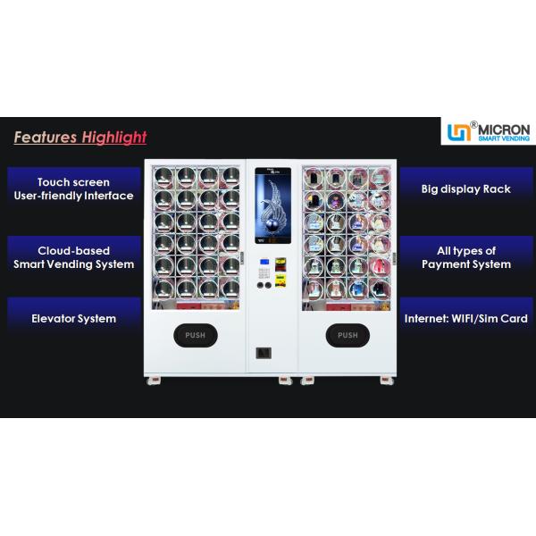 22 Inch Touch Screen Light Jewellery Vending Machine With Showroom