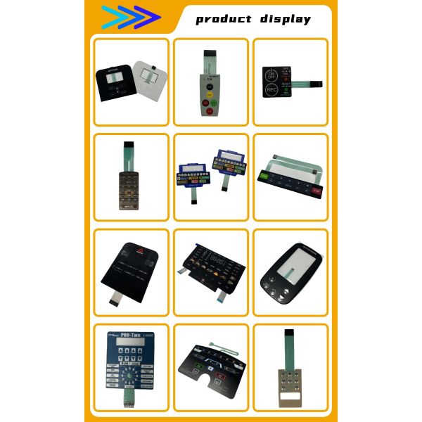 Custom OEM/ODM Membrane Switch with Fast Sampling and High Quality Material for Industrial Control