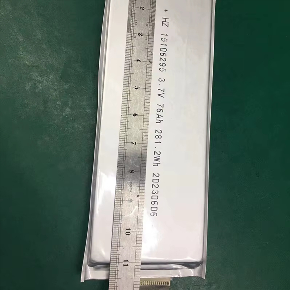 76Ah NCM Pouch EV Lithium Ion Battery Pack front view