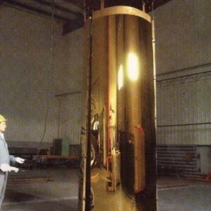 Full Surface Coverage Long-Lasting PVD Vacuum Coating Machine For Large Stainless Steel Room Divider & Partition Screen Frames