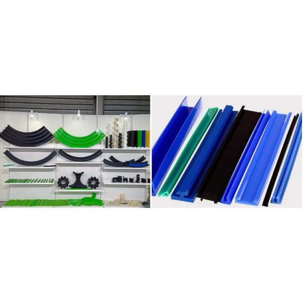 Polyethylene Conveyor Chain Guides Wear Resistant UHMWPE Linear Guide Rail