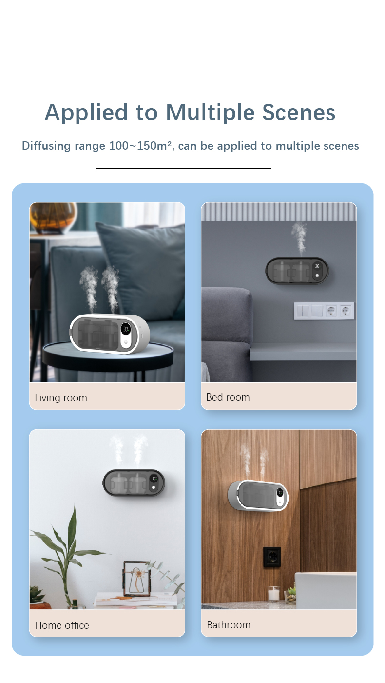 OEM Machine Smart Commercial Waterless Aroma Diffuser Perfume Dispenser for Hotel Home Air
