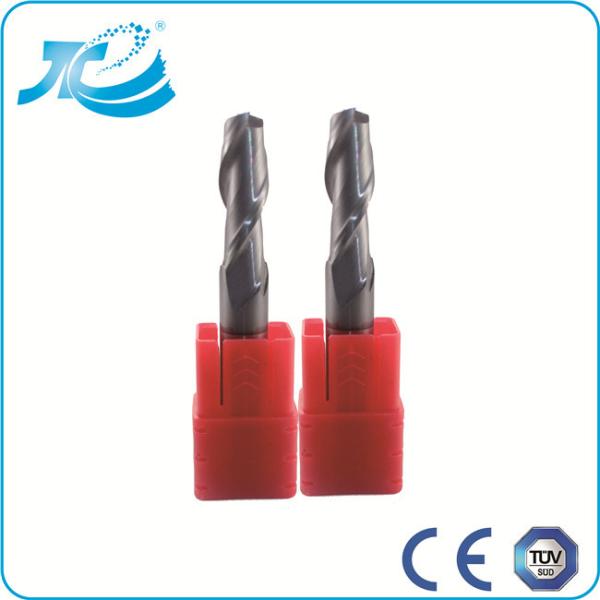 Tungsten Steel Square CNC End Mill , High Feed End Mill with 2 - 6 Flute