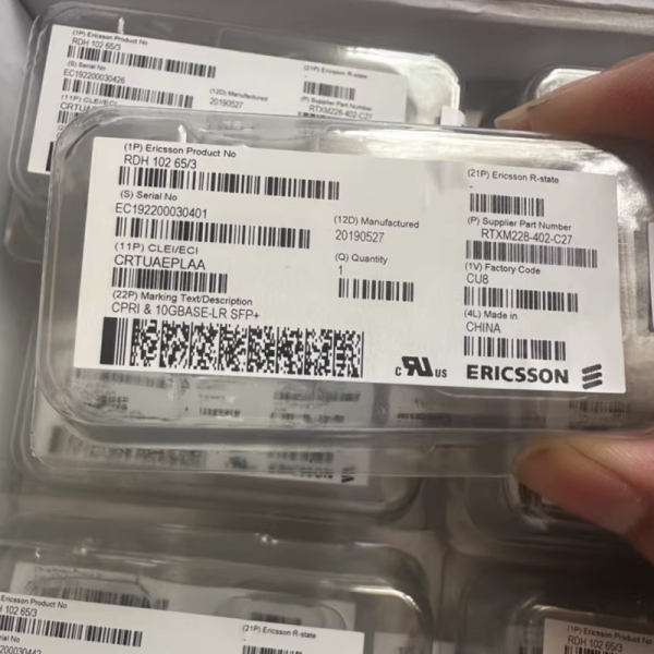 Original Ericsson Optical Transceivers SFPs RDH 102 65/3 - CPRI & 10GBASE-LR SFP+