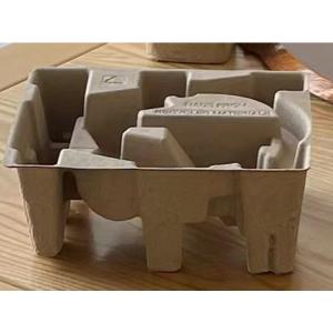 Custom Moulded Biodegradable Pulp Paper Packaging Insert Tray