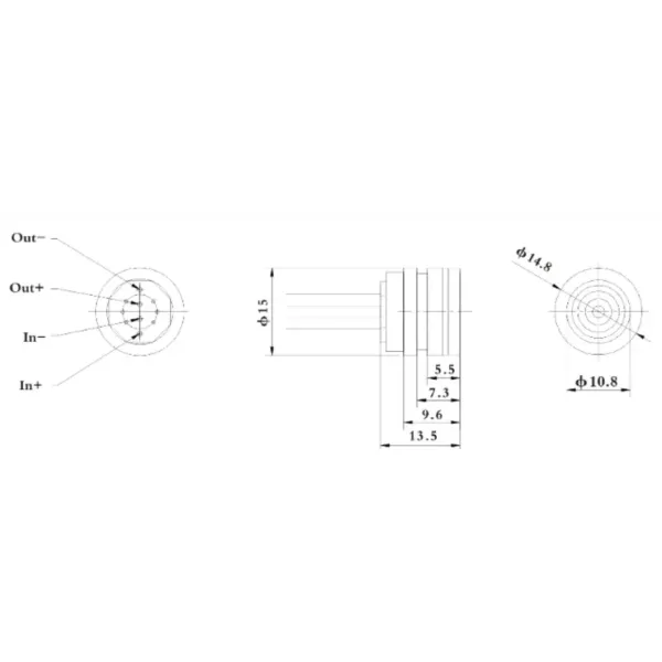 15mm Mini Pressure Sensor 10V Power Compact Diffused Silicon Pressure Sensor Electronic Sensor Core