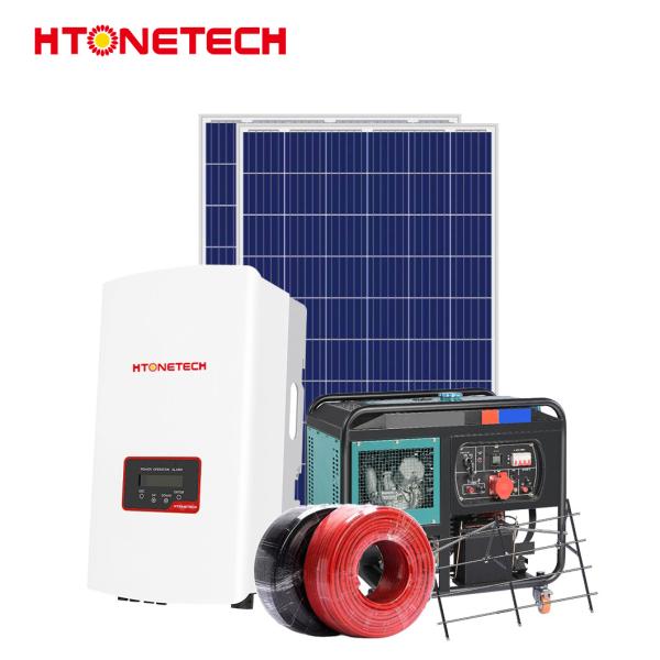 Mini Panel Solar Hybrid Power Systems with IP65 Junction Box