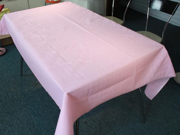 Solid Color 2-3ply Restaurant Paper Table Covers , 40*40cm Party Tablecloth Roll