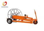 TakeUp Reel And Carriage Auto Rewind Hose Reel Work With Hydraulic Puller